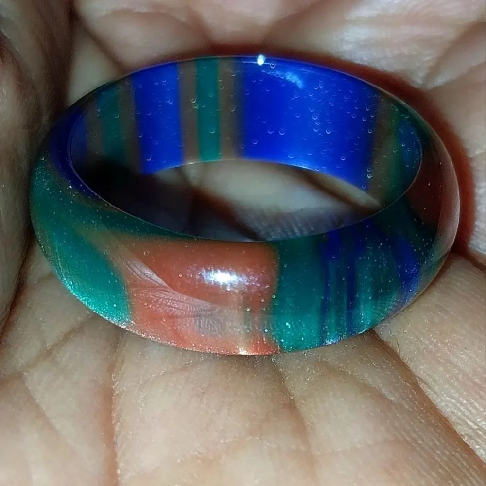 Multicolor Resin Ring sz 10